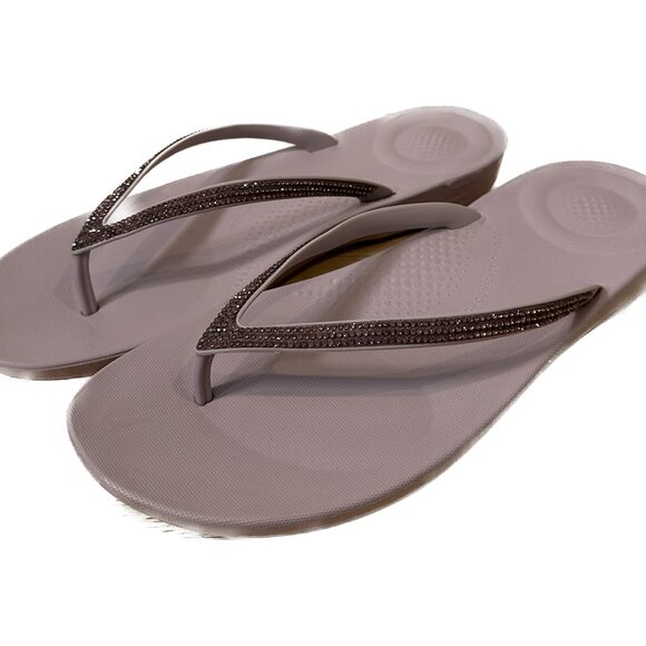 Fitflop Shoes - FitFlip • iQushion Sparkle Ergonomic Flip Flop • Soft Lilac, Sz 9 NIB!